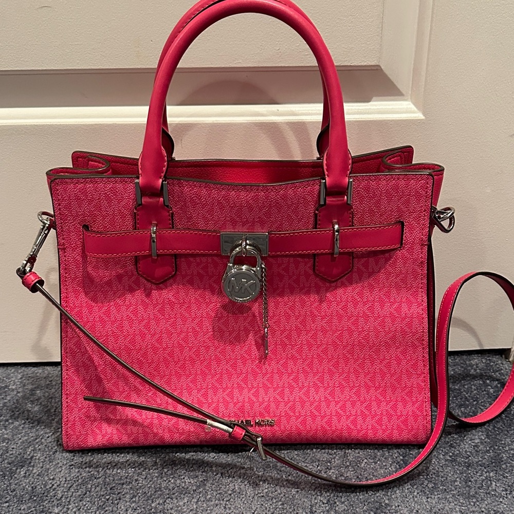 Michael Kors Fuchsia Satchel Bag